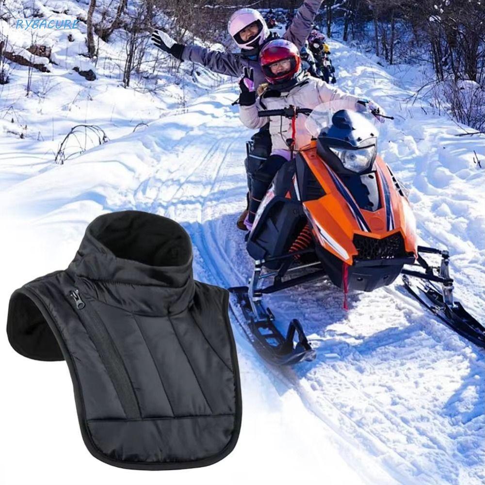 Aquecedor De Pescoço Para Motocicleta De Inverno RYBACURE , Colete De Ombro Curto/Longo À Prova De Vento , Protetor Espe