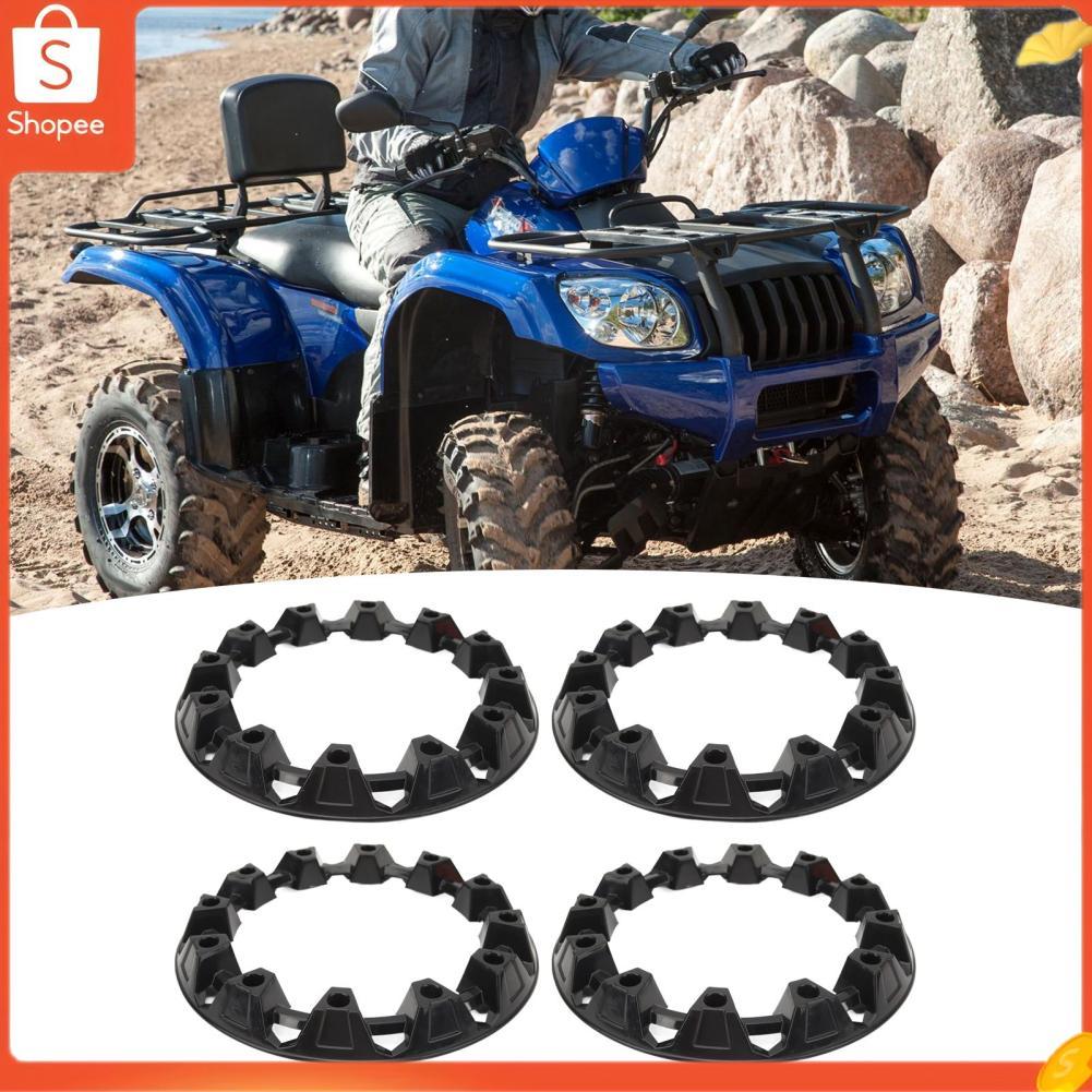 Hap Capa de acabamento do cubo da roda de kart Hap ATV 4 peças calotas de aro de pneu de 6 polegadas ajuste universal