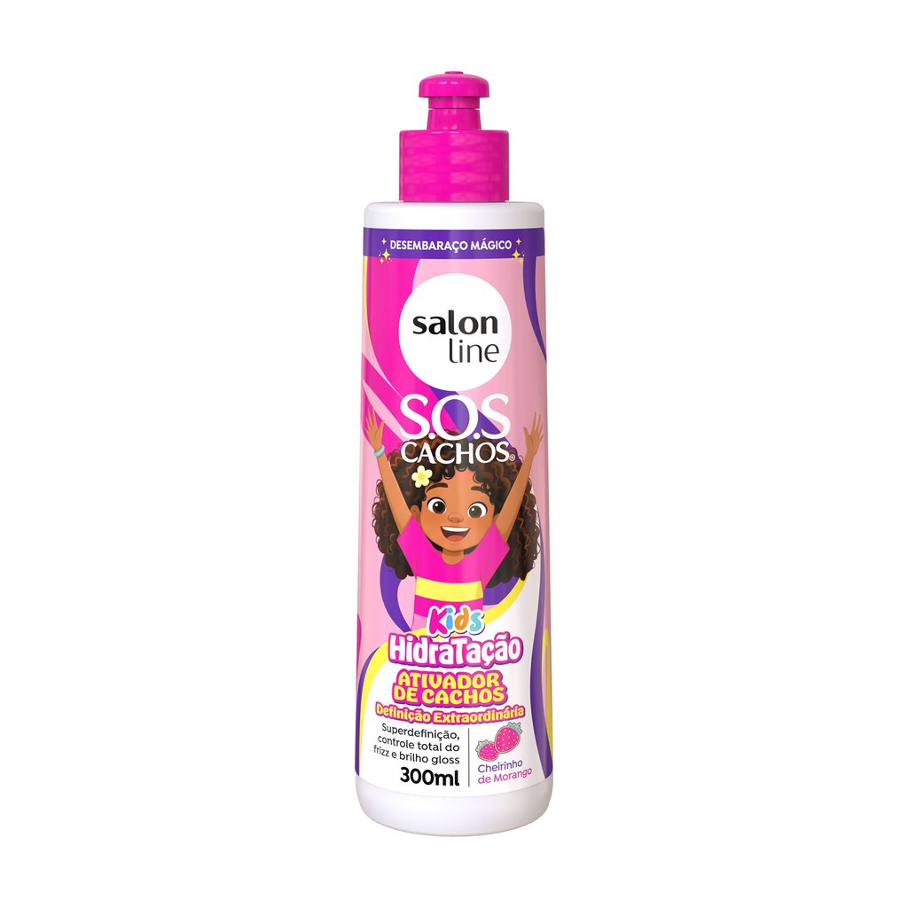 Ativador de Cachos SOS Cachos Kids Hidratação Salon Line 300ml