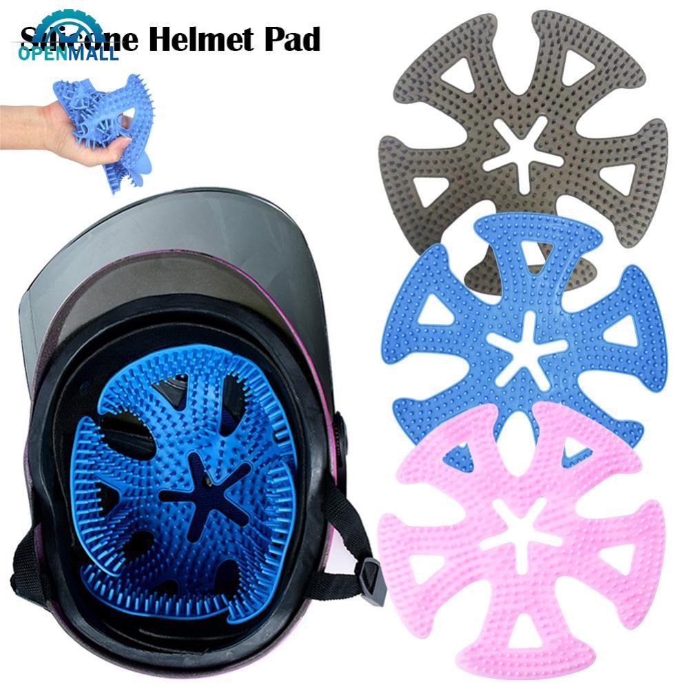 OPENMALL Forro De Capacete De Motocicleta Almofada Anti-Deformação De Silicone Ventilar Respirável Ciclismo Ventilação C