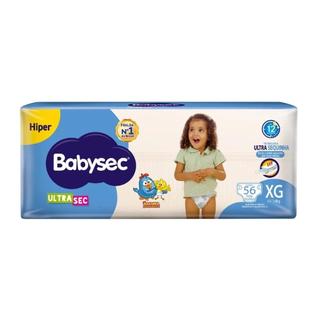 Fralda Babysec Hiper Galinha Pintadinha XG 56 Unidades