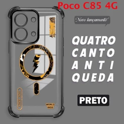 Capa Para Xiaomi Poco C85 4G Capinha Anti Choque Case Transparente 0657 FS