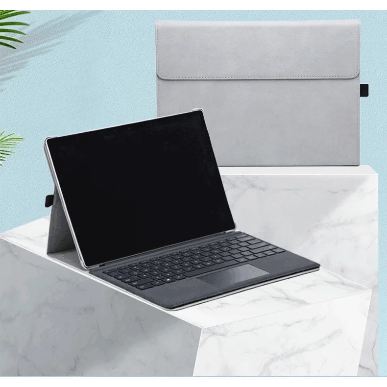 Capa À Prova D'água Para Tablet E Laptop , Microsoft Surface Pro 6 5 4 7 , Suporte De Couro , Flip Go 2 X