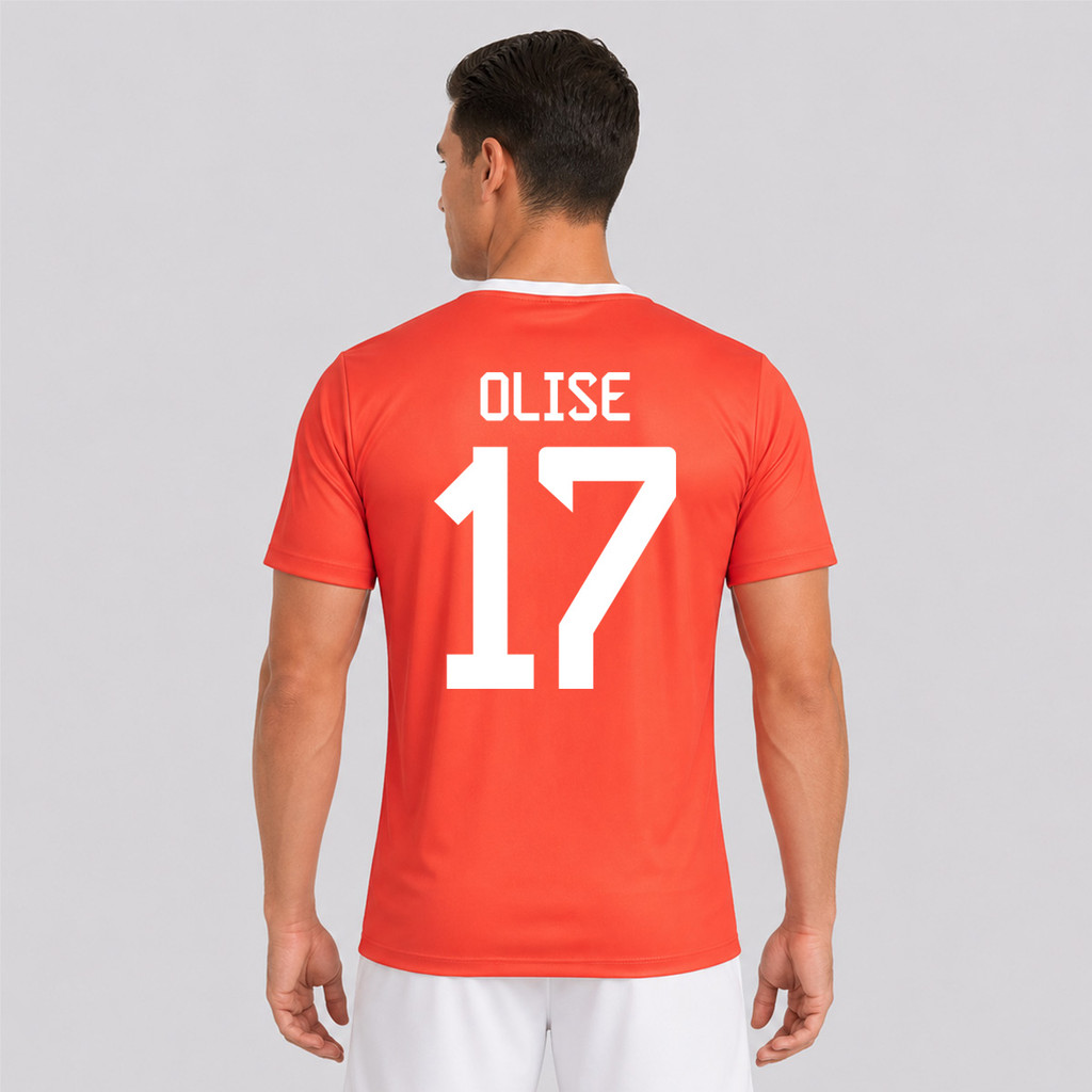 Camisa Bayern De Munique Vermelha 17 Olise
