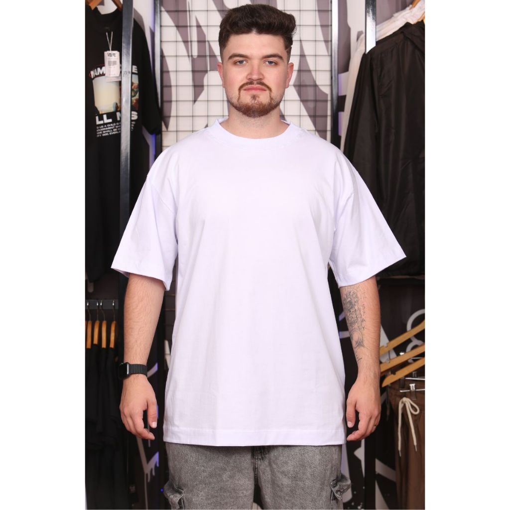 Camiseta Masculina Oversized Básica Streetwear Ripfire Gola Fechada Algodão basica