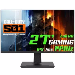 Monitor Gamer SuperFrame Ace, 27 Pol, Full HD, IPS 144Hz 1ms Flicker-Free HDMI/DP SF-MN-ACE27FSIFD1B