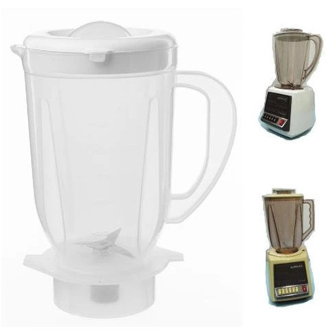 Copo Liquidificador Arno Multiprocessador Triton Antigo Translucido Tampa Branca Jarra Compatível Qualidade Envio Rápido