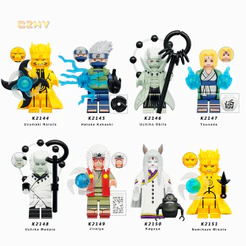 Anime Série Japonesa Brinquedos Namikaze Minato Kaguya Jiraiya Tsunade Mini Blocos De Construção Figuras Crianças Kdd819