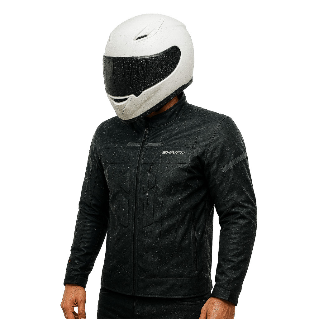 JAQUETA UNISSEX MOTO MOTOCICLISTA MOTOQUEIRO IMPERMEAVEL PROTEÇÃO SHIVER URBAN PROOF PRETO ESTILO X11 BREEZE TEXX