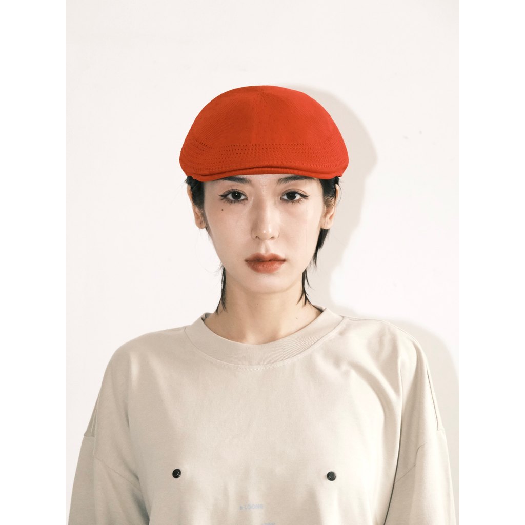 K Kangol Tropic 507 Ventair Kangaroo Boné Frente e Traseira Boina Pintor Chapéu Masculino Feminino Estilo