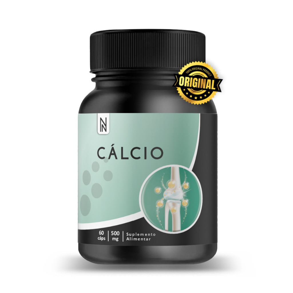Cálcio 60cáps 500MG- NATURALLY