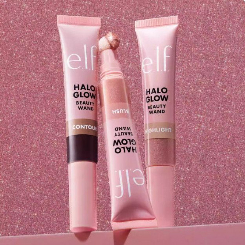 Elf Halo Glow Líquido Pó Blush Stick 6 Cores Full Hold Maquiagem Livre Iluminando Cor Água Luz Sensação Rosto