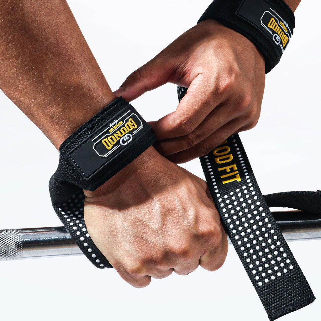 Alças de Levantamento Fitness com Gel de Silicone Antiderrapante Cinta de Força para Academia Alça de Barra Fixa Treino