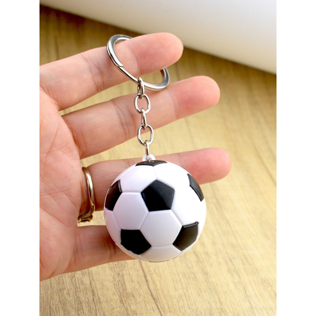 Simulação chaveiro de futebol criativo Mini pingente mochila pingente chaveiro letras pequeno presente lembrança esporti