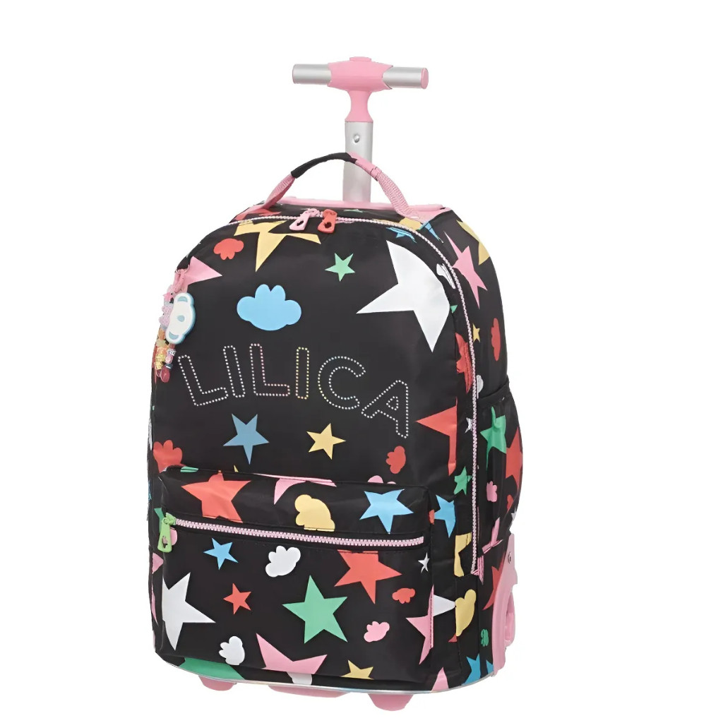 Mochila De Rodinha Tubo Lilica Ripilica Lovit Prisma Pacific Preto 7715276 PACIFIC 2026