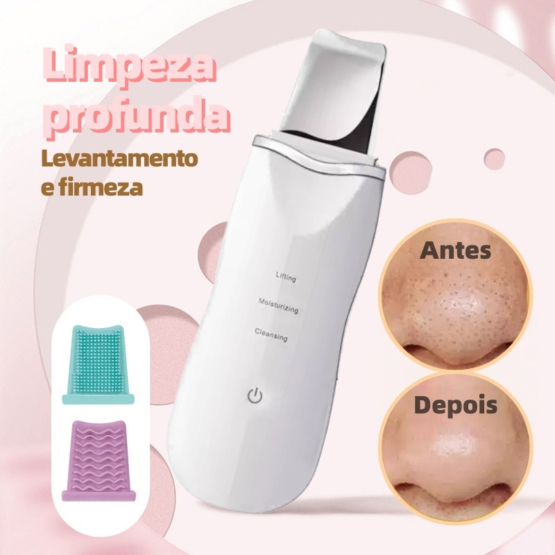 Aparelho Removedor de Cravos Ultrassônico Peeling Facial
