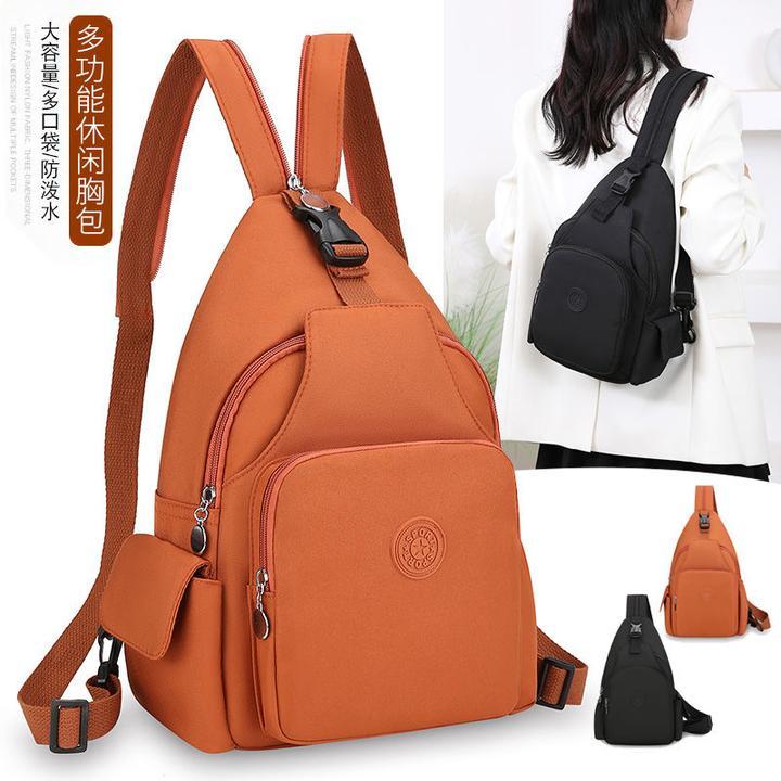 Nuvem armazém novo estilo multifuncional saco de peito feminino Casual influenciador grande capacidade um ombro