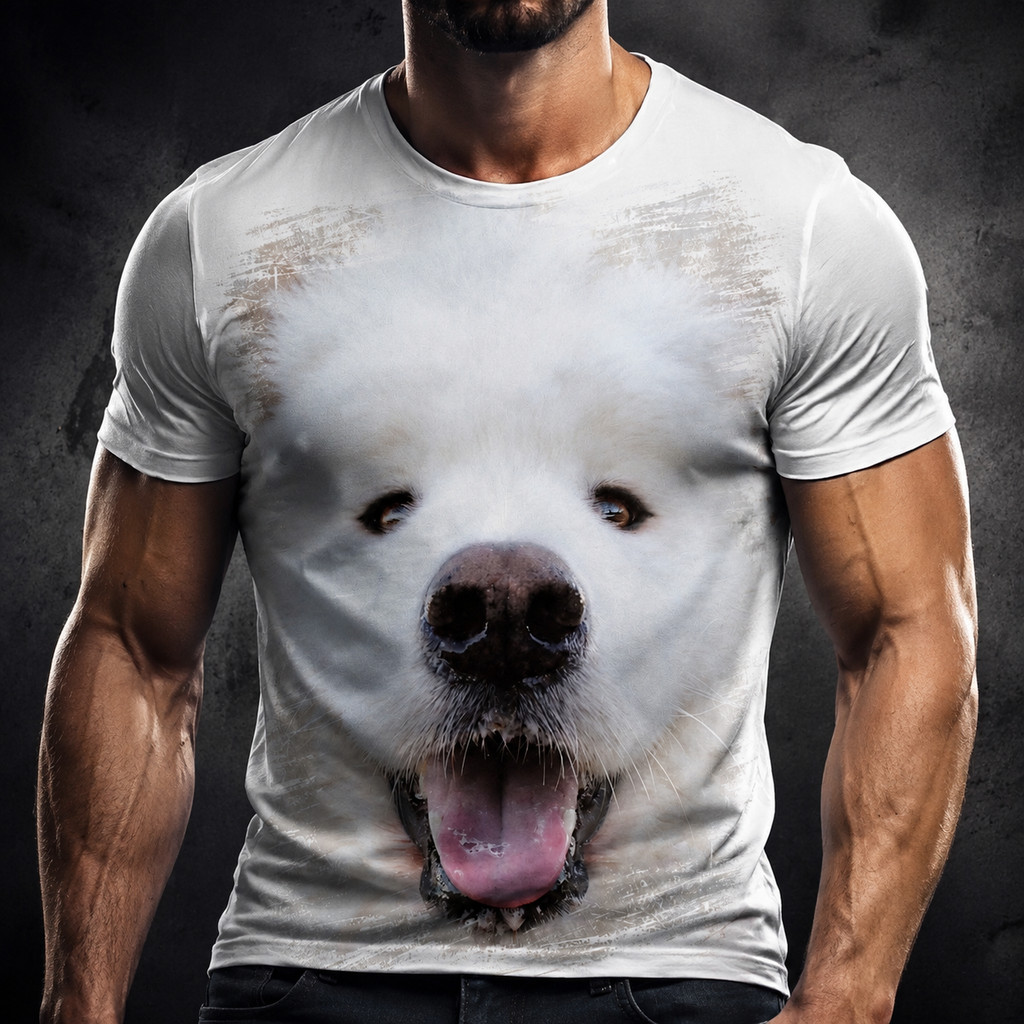 Camiseta Cachorro Samoieda 1a A