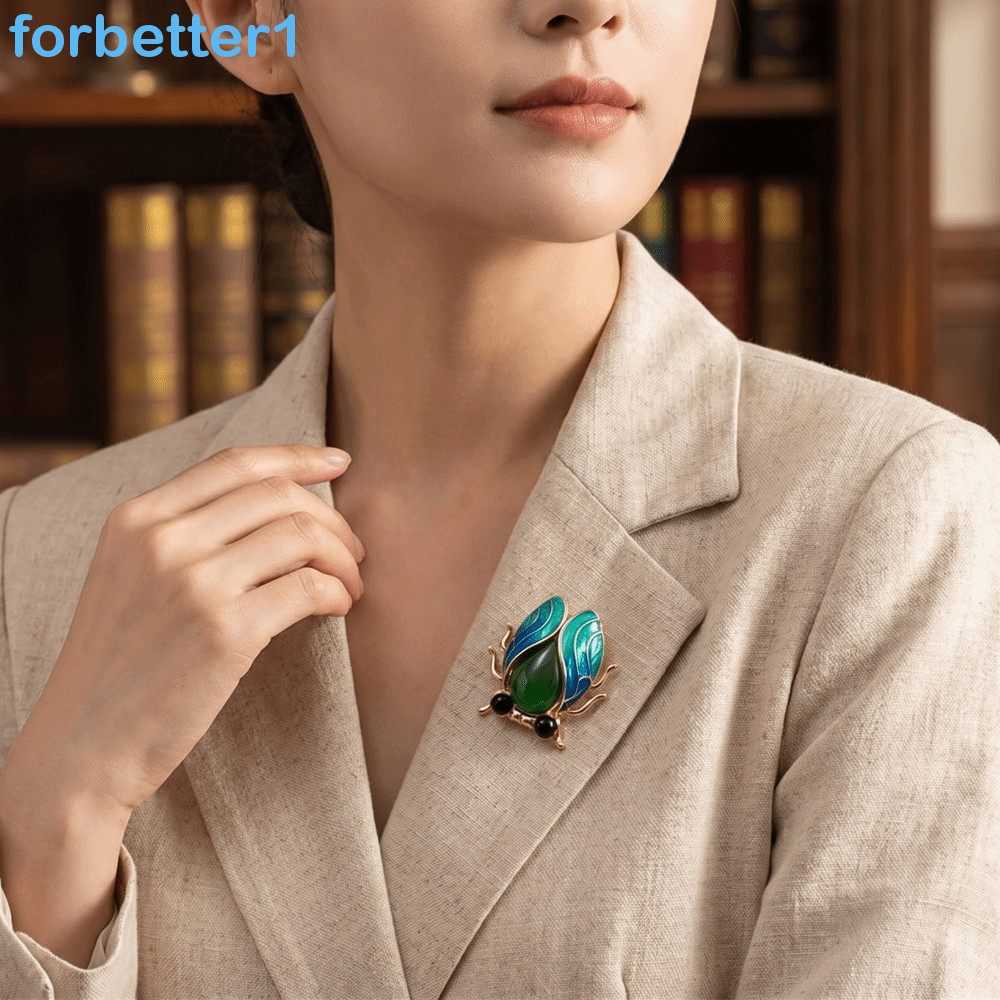 Alfinete De Lapela De Inseto FORBETTER , Broche De Cigarra Semelhante A Real De Liga Decorativo Elegante De Decoração