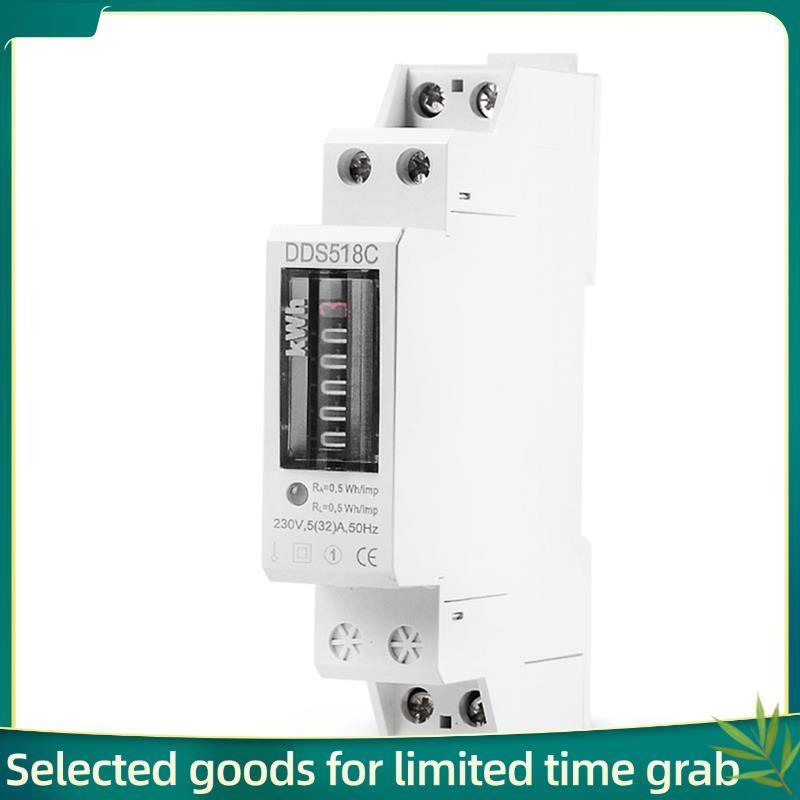jerry99 Medidor De Contagem KWh Contador Din Rail Monofásico Consumo De Energia De Eletricidade Wattímetro