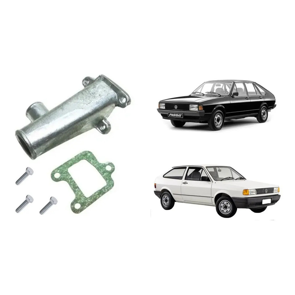 Flange Tubo Cano Cabeçote VW Gol Passat Saveiro Voyage MOTOR  Ap 1.5 1.6 1982 83 84 85 1986 - ÁGUA