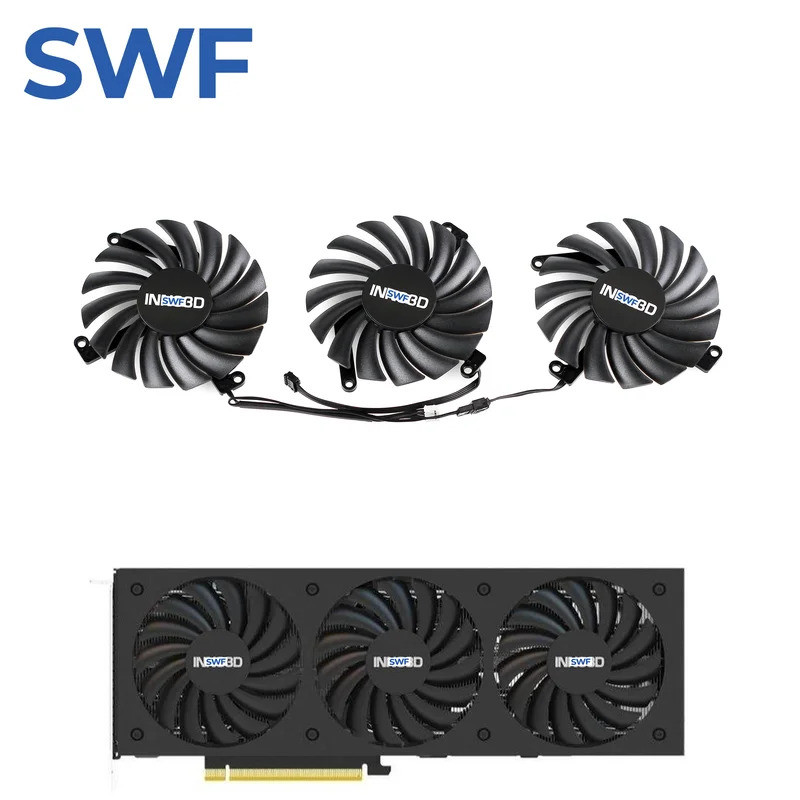 - CF-12910S RTX 3080 Substituição Do Ventilador De Refrigeração Para INNO3D 3080 3070 Ti X3 OC Refrigerador De Placa Grá