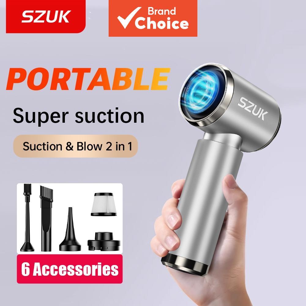 SZUK Aspirador de Carro Sem Fio Mini Aspirador Sem Fio Recarregável Aspirador Mini