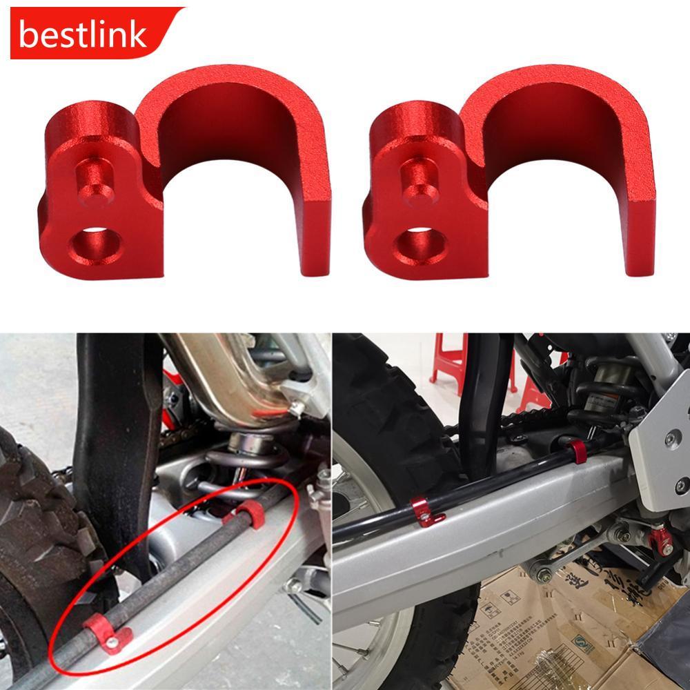 BESTLINK 2 Pçs Linha De Freio Dianteiro Da Motocicleta Mangueira Braçadeira Titular CNC Alumínio Para Honda CRF250L CRF2
