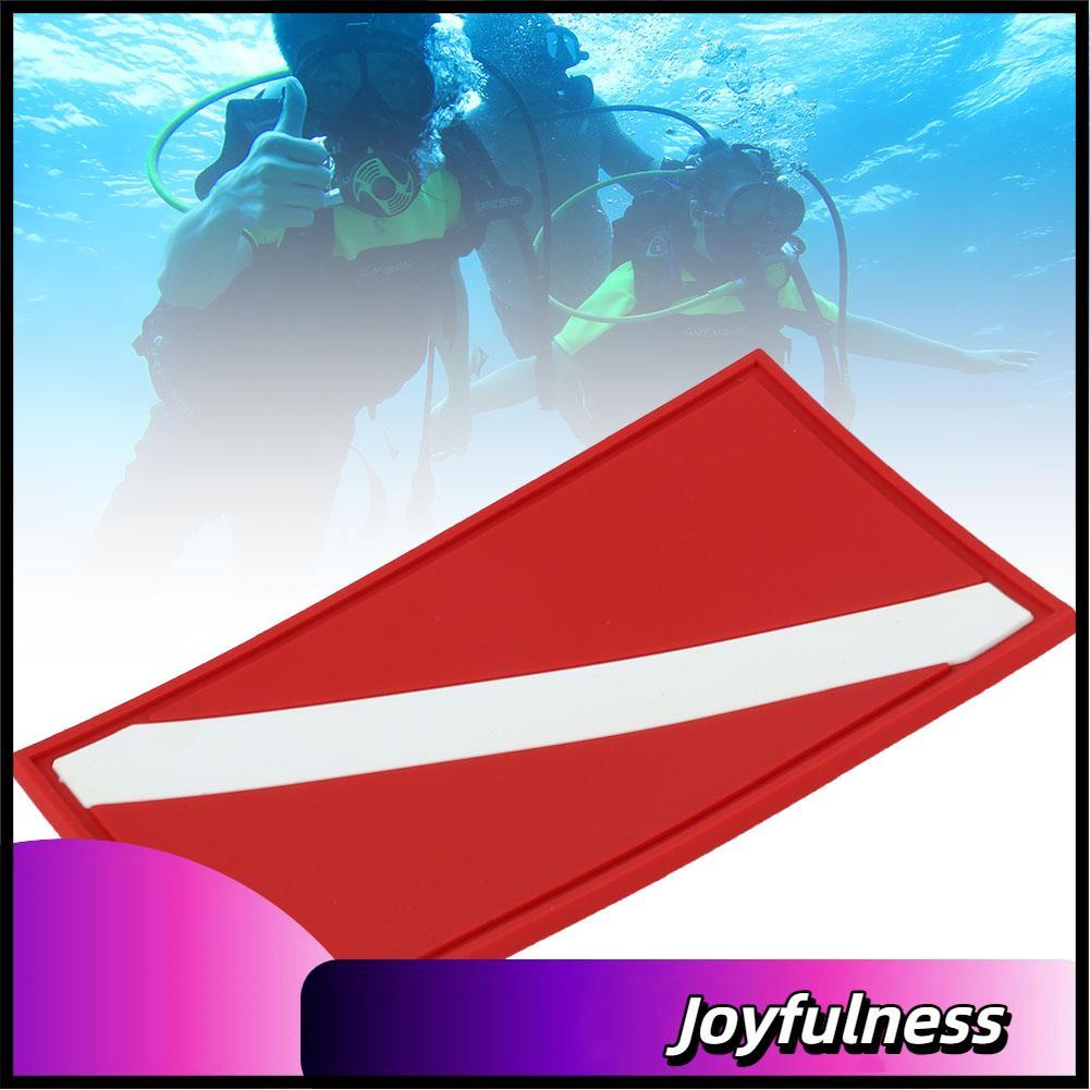 Joyfulness-br Keenso emblema de bandeira de mergulho, emblema de pvc para exterior, mochila de mergulho, acessório de