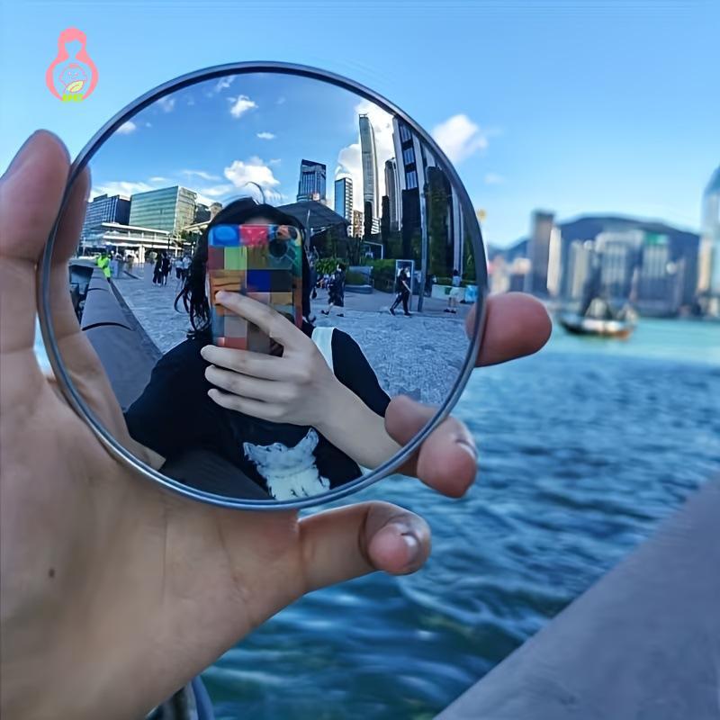 [DPGT] Espelho De Viagem Convexo Portátil-Reflexão Grande Angular , Mini Selfie De Tiro De Pacto Para Criadores De Conte