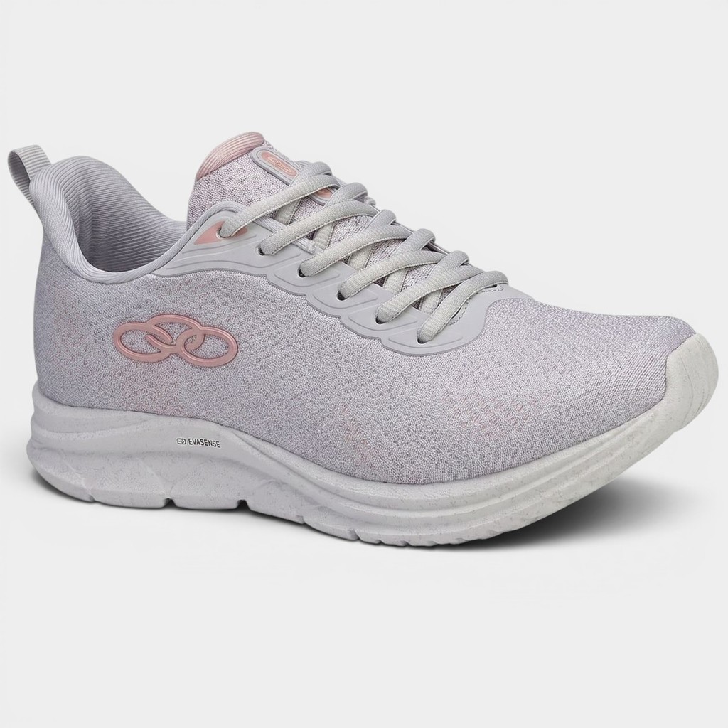 Tênis Olympikus Citrus 2 Feminino - Cinza e Rosa