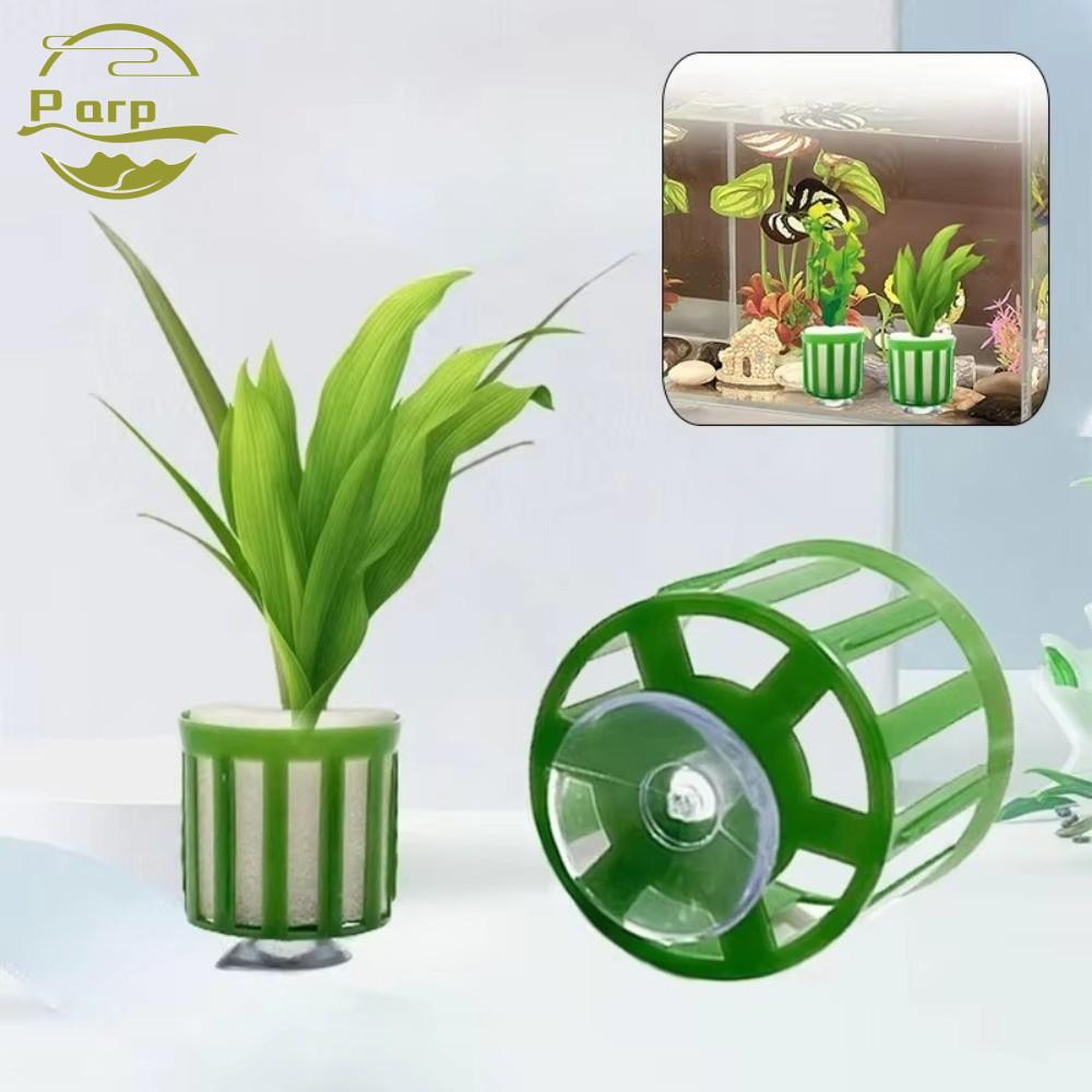 PARPERTY1 Anel Fixo Para Plantas De Aquário , Suporte Tanque De Peixes Com Ventosa Hidropônica Sem Solo , Fácil Instalaç