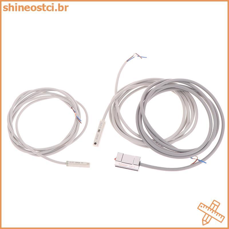 SHINE CS1-F J U G S D-A73 C73 Z73 A93 Interruptor Magnético De Ar Cilindro Pneumático Sensor De Palheta ,