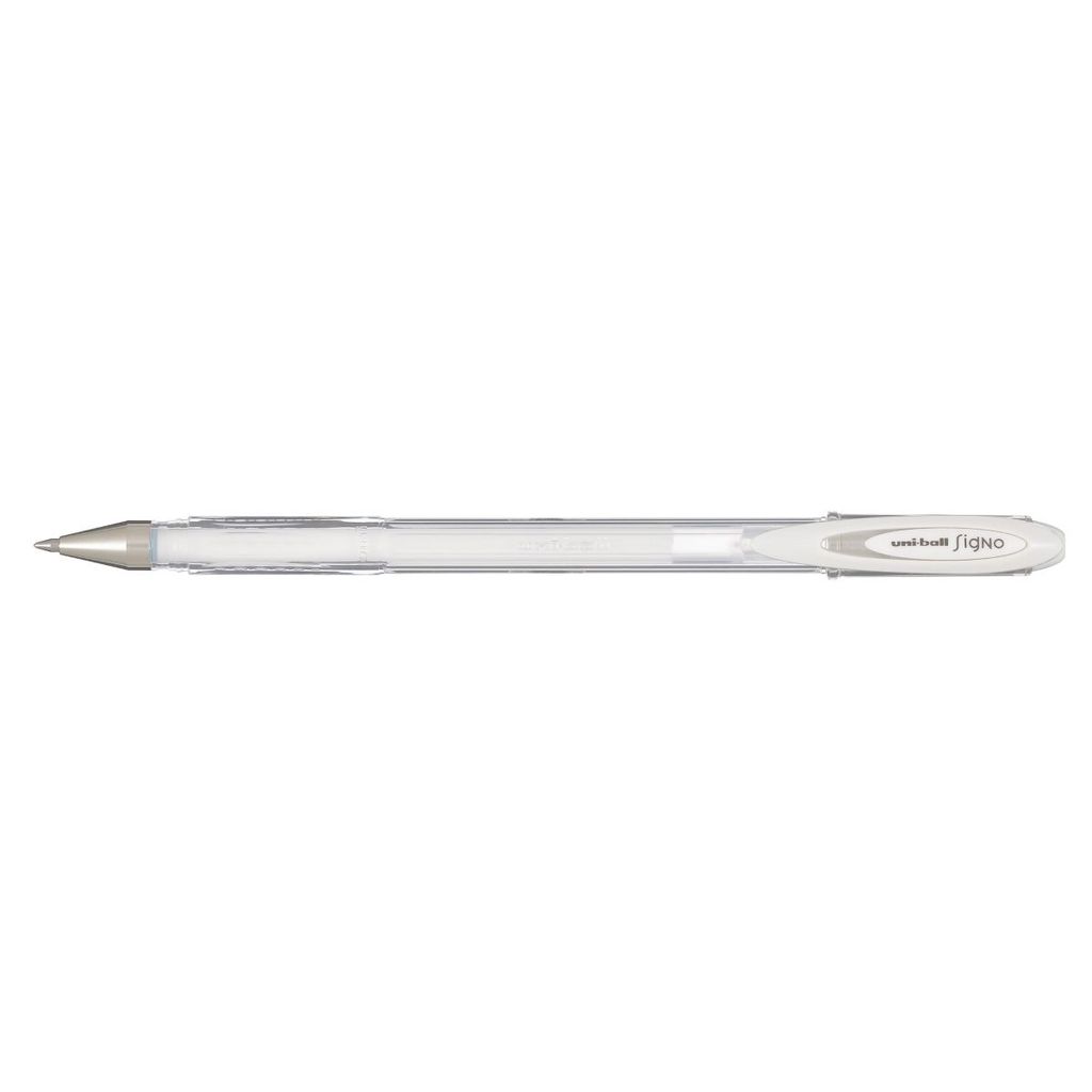 Caneta gel angelic signo 0.7mm UM-120AC Branca Uni-Ball