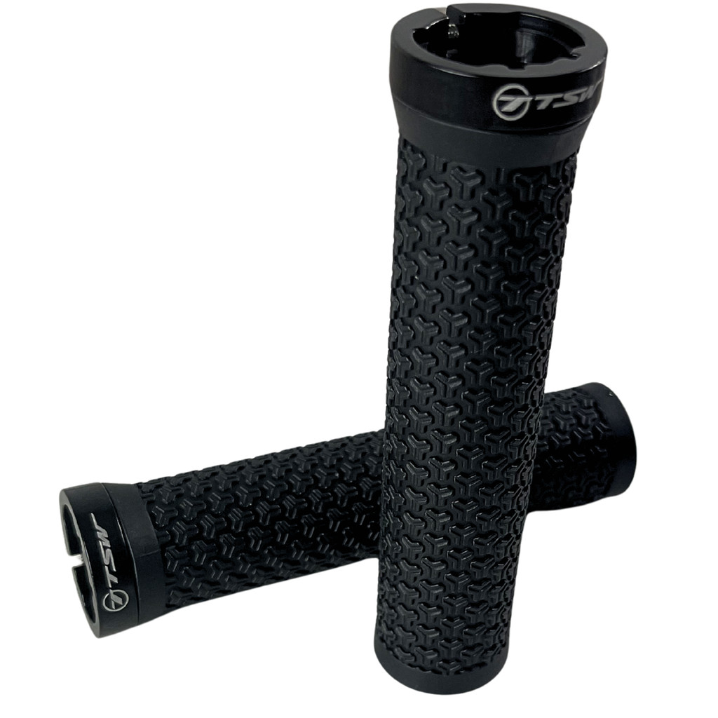 Manopla TSW Preta com Anel e Travas Mod 02 MTB