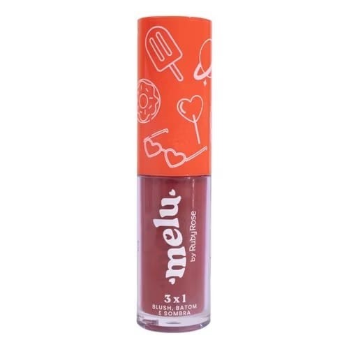 Blush, Batom e Sombra 3x1 Melu By Ruby Rose Boo 05