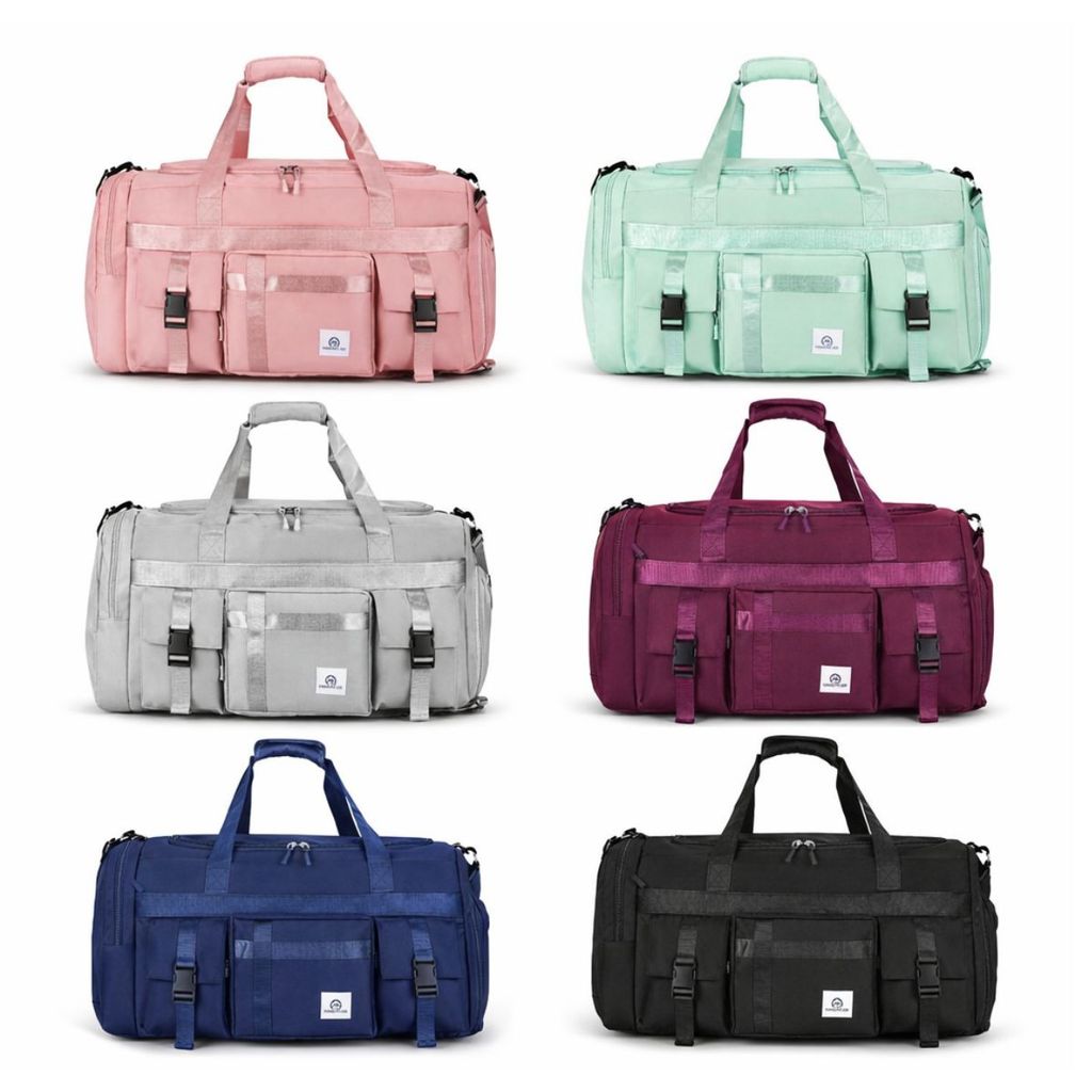 Bolsa Mala bordo Grande Esportiva Masculina Feminina Bolsa de Viagem com Alça Transversal Ajustável
