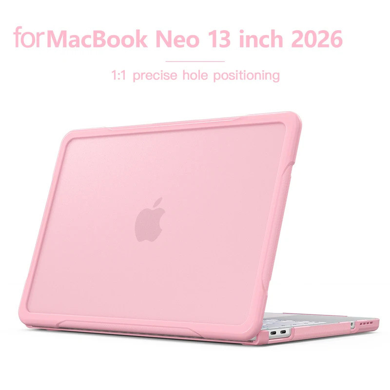 Capa Para Laptop Apple Macbook Neo 13 Polegadas A3404 2026 Translúcida Antiderrapante Bolsa De Plástico Dura À Prova De