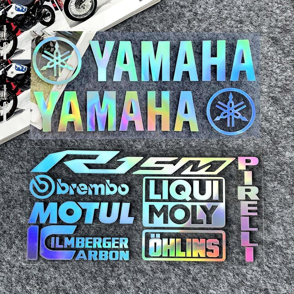 Aplicável à Yamaha R15, Adesivos Decorativos Impermeáveis para Modificação Lateral da Motocicleta