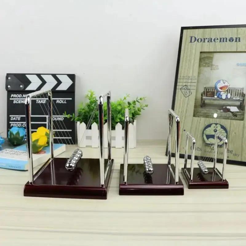 1 Pçs Decoração De Mesa Metal Pêndulo Bola Aço Equilíbrio Newton Física Ciência Berço