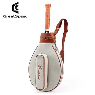 GreatSpeed saco de tênis Badminton mochila estilo adulto um ombro Tote Retro saco masculino feminino estilo