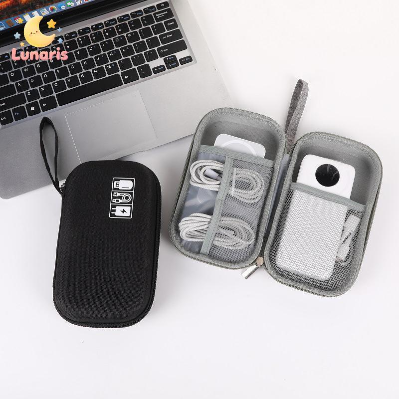 Lunaris Portátil Eletrônico Armazenamento Organizador Saco De Viagem Digital Maleta Para Carregador Do Telefone Móvel Ca