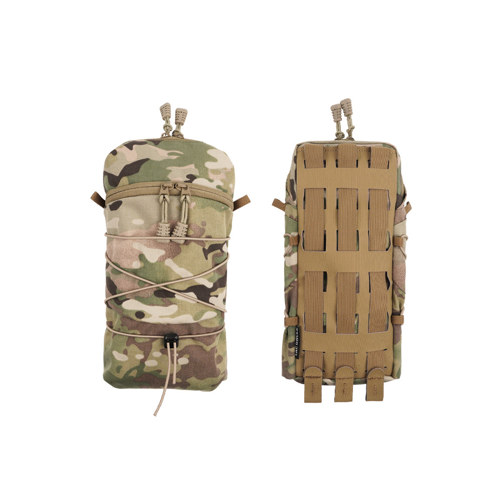 TU tático tio faraó estilo GP saco de água FERRO Vertical 12X5 saco de artigos diversos Molle Backboard saco lateral