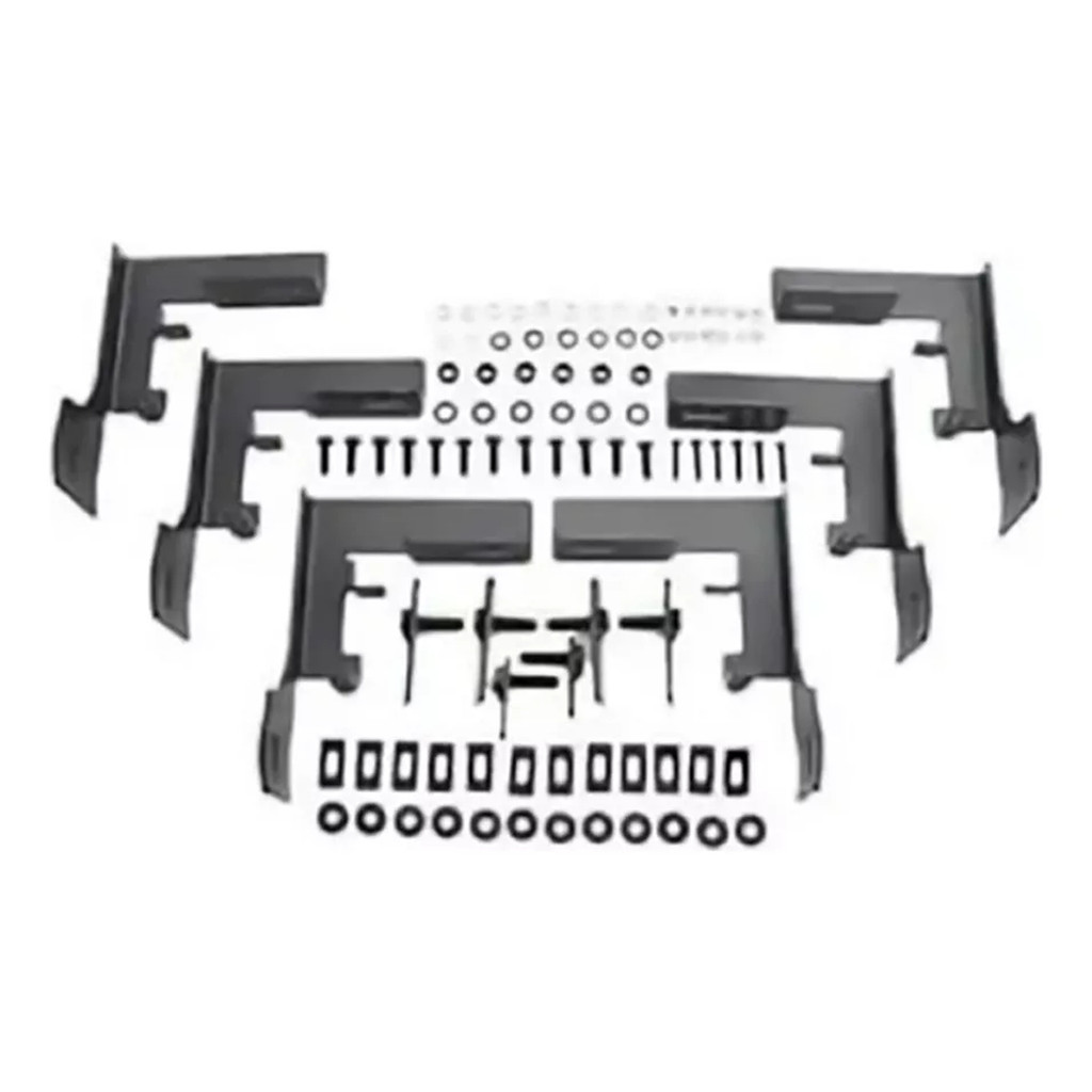 CONJUNTO DO KIT ESTRIBO STYLE RANCH FIAT TORO KIT INSTALAÇÃO