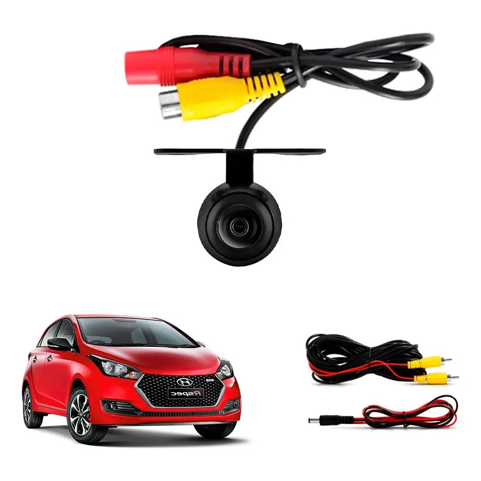 Camera De Ré Borboleta Hd Hyundai Hb20 2012 2013 2014