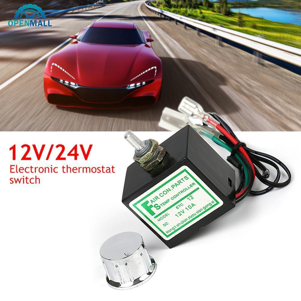 OPENMALL 10A 12/24V Carro Ar Condicionado Termostato Eletrônico Interruptor De Controle Temperatura Acessório Automático