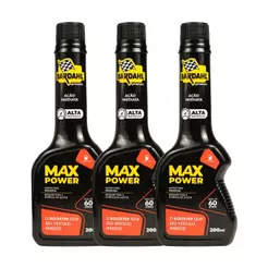 Aditivo Combustível Bardahl Max Power 200ml Kit 3 Un.