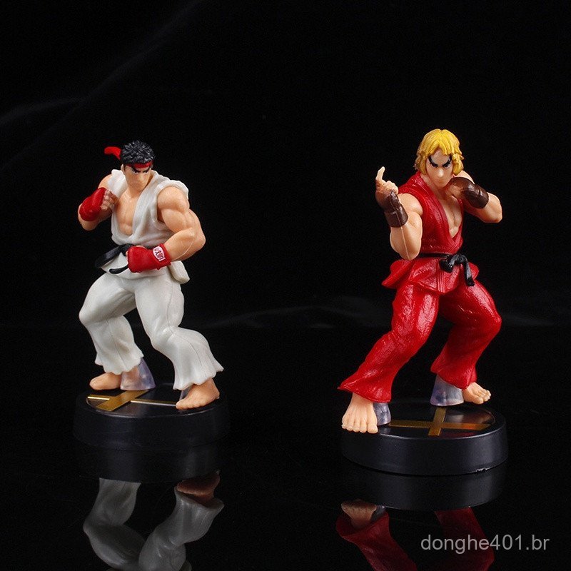 Figura do Jogo "Street Fighter" de 9,5cm, Decoração de Quarto, Presente de Aniversário, Brinquedo Colecionável de PVC