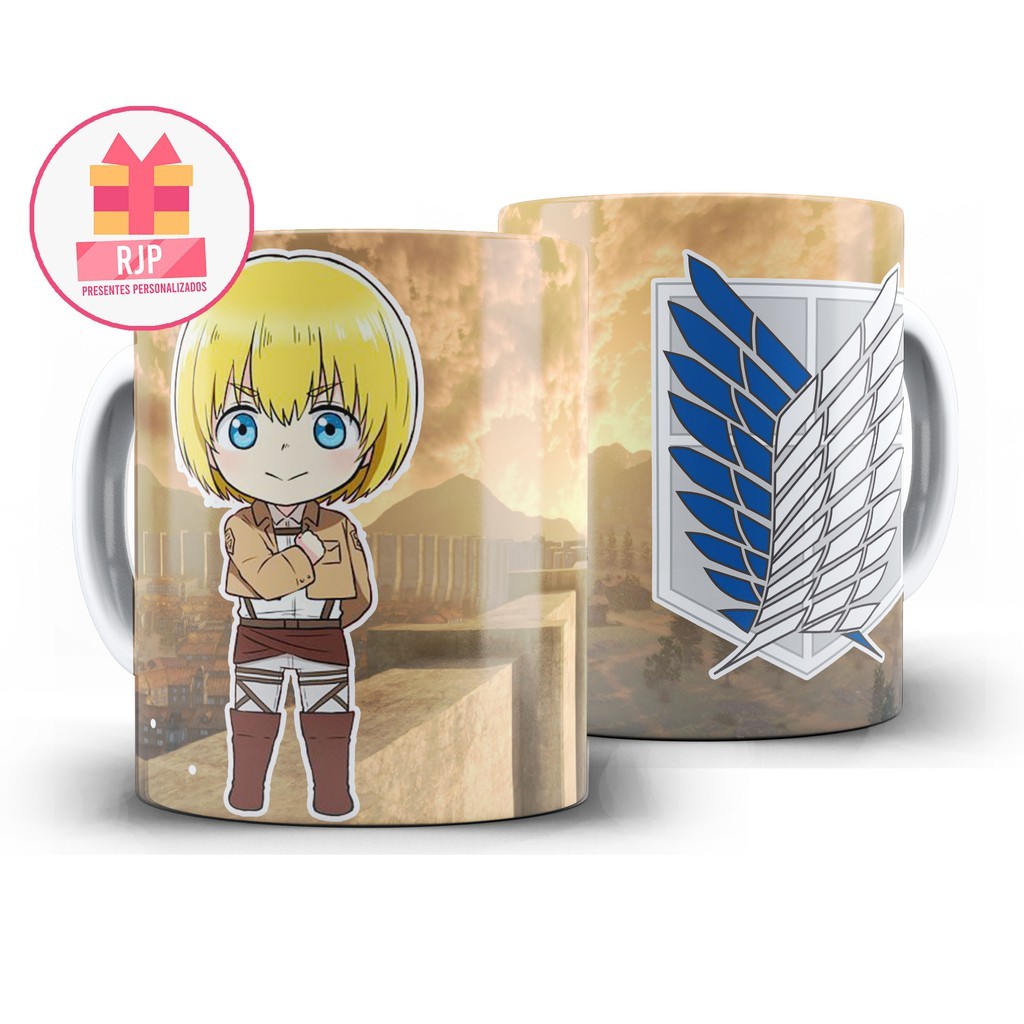 Caneca Attack on Titan Shingeki no Kyojin - Armin Arlet