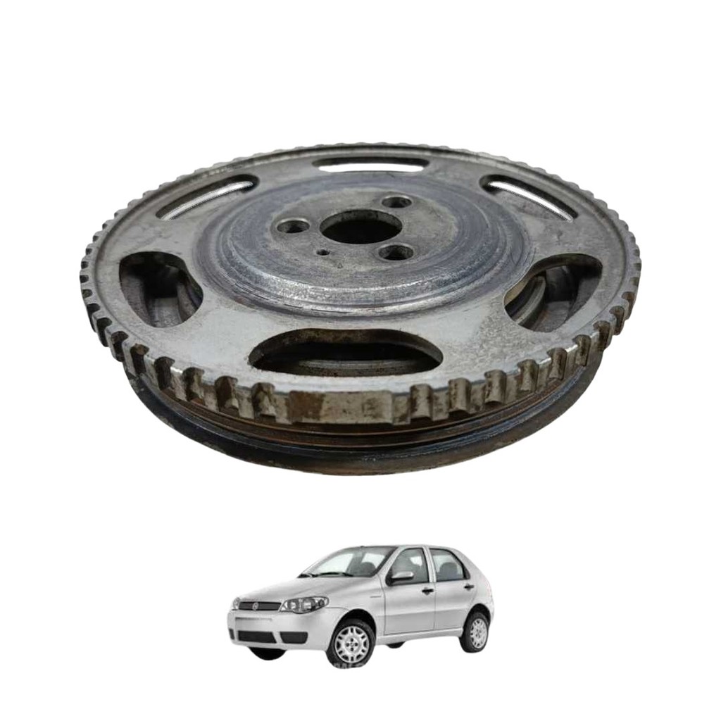 Polia Virabrequim Roda Fonica Palio Doblo Punto Uno S/ Ar Dh